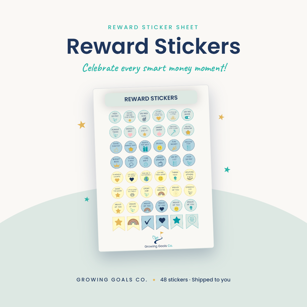 Reward Stickers - Celebrate Every Money Milestone